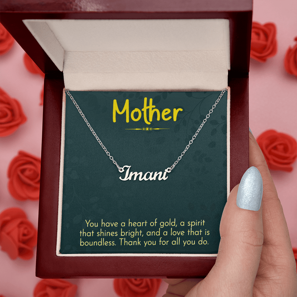 The Heart of Our Family – Infinity Necklace for Mother