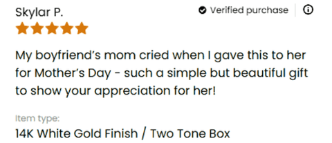 Boyfriend's Mom Gift-Forever Grateful- Love Knot Necklace